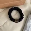 Nova Coleção Coreana de Scrunchies Plissados de Renda com um Toque de Luxo, Acessório de Prendedor de Cabelo Simples e Moderno com um Toque de Elegância