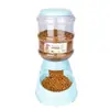 Alimentador automático para animais de estimação tipo gravidade dispensador de ração para cães e gatos alimentador de tigela única de grande capacidade para alimentação e bebida de cães e gatos