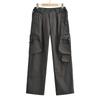 2023 outono nova menina quente ajustável cintura alta tridimensional bolso macacão feminino costas rugas design calças retas moda