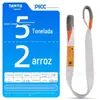 Cinta de içamento Padrão Nacional Industrial Plana 5 Toneladas 6 Espessada Fivela Dupla Guindaste Guindaste de Torre Pano de Viagem Sling