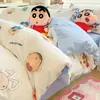 Conjunto Autêntico Licenciado Crayon Shin-Chan de Algodão Puro Quatro Peças - Nova Coleção Primavera/Verão 2026