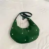Bolso de Mano Retro Coreano de Gamuza con Estrellas para Mujer 2025 Otoño e Invierno Nuevo Versátil para el Trabajo Hombro Cruzado