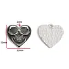 Accesorios para Joyería de Aleación con Goteo de Aceite DIY Colgantes de Mariposa Oscura Murciélago Pendientes Pendientes Pulsera Colgante W508
