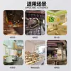 Filme de selagem para copo de milk tea da moda, filme de selagem de papel-plástico descartável para copo de milk tea de calibre 9095, filme de selagem de copo com impressão de logotipo