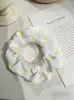 Gomas para el Cabello con Textura Arrugada Floral Frutal Lindo Bloqueo de Color Cuerdas para el Cabello para Cola de Caballo Suministro al por Mayor Directo del Fabricante
