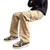 2026 Pantalones Cargo para Hombre Nueva Temporada Primavera/Verano Estilo Coreano Pantalones Deportivos de Moda Casual Rectos Ajustados