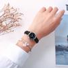 Relógio estilo japonês feminino retrô artístico corrente à prova d'água simples temperamento teste Digital mostrador pequeno estilo estudante