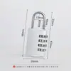 Cadeado de Combinação de Metal para Portas de Armário de Dormitório Estudantil, Bagagem de Academia, Fechaduras de Gaveta e Pequenos Cadeados Antifurto Domésticos