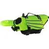Produto exclusivo para exportação da Amazon: colete salva-vidas refletivo para cachorro com suporte de queixo, colete flutuador para pet, roupa de banho para cães pequenos e grandes