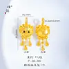 Tienda de Oro Puzuo Mismo Estilo Oro Arena Accesorios DIY Moneda de Pedrería Colgante de Borla Pixiu Collar para Mujeres Cadena de Suéter China