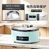 Fogão Aquecedor de Buffet de Luxo Aço Inoxidável Fogão Bain-Marie Hidráulico Fogão de Refeição Visível Fogão de Café da Manhã Autoatendimento Panela Aquecedora Elétrica