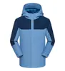 Jaqueta Corta-Vento Personalizada com Logo Impresso Outono Inverno Outdoor para Grupo Forrada com Fleece Espessada Color Blocking Roupa de Trabalho Feita Sob Medida Jaqueta de Trabalho