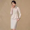 Traje de alta gama profesional para mujer, adecuado para eventos de negocios, atuendo de anfitriona, ropa formal, uniformes de salón de belleza y vestimenta de trabajo