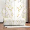 Papel de Parede Autoadesivo Imitação Azulejo de Mármore Adesivos de Parede À Prova d'Água e Resistente à Umidade Banheiro Cozinha Sala de Estar Papel de Parede Renovação e Mudança de Cor