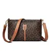 Bolso de Mujer de Piel de Vaca 2026 Nueva Moda Patrón Vintage Versátil Bolso de Hombro Cruzado Bolso para Mamá Bolso para Teléfono Bolso Cuadrado Pequeño
