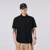 Ropa de Hombre Xintang Verano 2026 Nueva Camisa Polo de Manga Corta con Retazos para Hombre Top de Media Manga Camiseta Corta