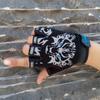Guantes de medio dedo para niños de comercio exterior de 5 a 13 semanas, de alta elasticidad, para montar al aire libre, con protección solar, para deportes, ciclismo de montaña y patinaje.