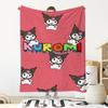 Manta de Franela de Dibujos Animados Sanrio Linda Kulomi Gui Dog Sofá Dormitorio Manta de Aire Acondicionado Manta para Niños