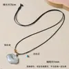 Cordón para colgante tejido a mano, exquisitamente elaborado, combinado con un hermoso colgante de jade Hetian, moderno y ajustable.