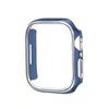 Para Apple Watch 6iwatch7 funda protectora galvanizada de dos colores funda de PC media cubierta funda applewatch se