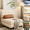 Sofá cama nuevo modelo, doble propósito, reclinable y para sentarse, adecuado para apartamentos pequeños, color crema, estilo vintage, ideal para siestas, viviendas de alquiler, gama alta, plegable, multifuncional