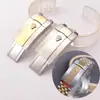 Compatible con cierre de reloj Datejust, Cierre de correa de reloj Daytona de 16 mm, Cierre de reloj de acero inoxidable 304, Exclusivamente para ventas transfronterizas