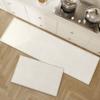 Tapete para Piso de Cocina Estilo Wabi-Sabi, Antideslizante, Resistente al Aceite, Limpiable con Trapo, Tapete para Pies sin Lavado, Absorbente de Agua, Absorbente de Aceite, Tierra de Diatomeas, Alfombra Resistente a Manchas