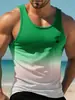 Camiseta sin mangas casual de verano para hombre con estampado 3D, estilo hawaiano, moda, cuello redondo, chaleco de playa para hombre