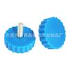 Fabricante 35 mm/M6 Forma de Flor de Ciruelo Azul Patas de Gabinete Plástico PP Muebles Patas Ajustables
