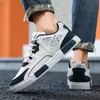 Exportação Transfronteiriça Tamanho Grande 47 Sapatos Masculinos O Ano Todo Couro Tênis de Cano Baixo Novos Flats Jovens Calçados Esportivos Casuais