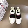 Nuevos Zapatos Deportivos Casuales Blancos de Cuero Genuino Marca D para Hombre para Plataformas de Comercio Exterior Transfronterizo como Shopee y Dhgate
