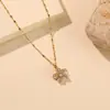 Collar para Mujer, Moda Transfronteriza, Diseño Nicho de Corazón, Versátil Elegante, Colgante Simple y Versátil, Collar Cadena Clavícula para Mujer