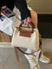 Tendencia transfronteriza 2026 nuevo modelo de bolso madre-hija, bolso de hombro y cruzado moderno y versátil, bolso cubo de mano de nicho con textura