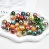 Ding Yi K16 Leng Yue Oro Brillante Alta Brillo Chapado Agujero Pasante Perlas de Resina Cadena para Celular Diy Accesorios con Cuentas