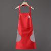 Delantal Impermeable 2026 para Uso en Cocina, Resistente al Aceite, Adulto, Moderno, Sin Mangas, Ropa de Trabajo para Catering, Estampado de Logo, Cuello Halter Sencillo