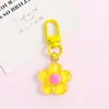 Llavero de Flor Transparente Lindo y Fresco Adorno Creativo de Bolsas DIY Accesorios de Pétalos Colgante Venta al por Mayor