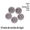 Couro artesanal DIY pano fivela vintage pano fivela padrão Quatro - junta fivela liga botão snap fivela decorativa