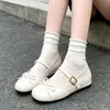 Nueva colección de otoño 2026 para mujer: Zapatos de tacón bajo con punta fina, perfectos para combinar con faldas, ropa de noche, estilo ballet, zapatos planos Mary Jane JK