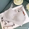 Top Tubo para Niña sin Costuras con Copas Fijas que Envuelve el Pecho Ropa Interior para Estudiantes de Secundaria Deporte Tirantes Ajustables Chaleco Ropa Interior Anti-Golpes