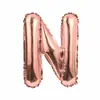 Balão de Letra em Inglês de 16 Polegadas Dourado Ouro Rosa Prata Filme de Alumínio Festa de Aniversário Fabricante Atacado Festa de Letras