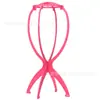 Fábrica de Pelucas Xuchang Soporte para Pelucas Engrosado y Elevado Soporte Plegable de Plástico Soporte con Forma Desmontable