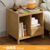 Estante de almacenamiento para mesita de noche para dormitorio en casa, gabinete de almacenamiento multifuncional de varias capas, mesa auxiliar de tamaño pequeño, mesita de noche