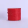 Hilo redondo encerado cosido a mano no suelta hebras 0.4/0.5/0.6mm eje pequeño hilo encerado hilo encerado de poliéster accesorios manuales para cuero DIY