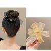 Presilha de Cabelo Pinça de Tubarão Dupla Face Preta Alto Padrão Escape de Laço Presilha para Cabelo Traseiro Acessórios de Cabelo Headwear Atacado