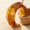 Venta Directa de Fábrica de Acrílico de Qingdao Pulsera de Nuevo Patrón de Mármol Estilo Europeo y Americano Pulsera Irregular de Venta Caliente Transfronteriza