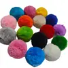 En Stock Bufanda/Gorro de Cachemir con Pompón de 3 cm y Lazo con Hilo y Bola de Hilo Hecho a Mano Pompón Grande Bola de Felpa para DIY