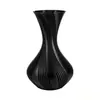 Vaso artístico criativo com textura espiral, disponível em várias cores, para decoração suave de mesa em casa e arranjo de flores secas