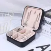 Mini Joyero para Viajes de Negocios, Caja Portátil para Guardar Joyas, Pendientes, Anillos, Collares, Pulseras, Caja para Guardar Pendientes