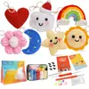Paquete de Materiales para Crochet de Lana Set Muñeca de Peluche de Tejido Muñeca Tejida Muñeca de Ganchillo Tejido DIY