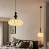 Lámpara de Araña de Seda de Estilo Francés de Mediados de Siglo para Sala de Estar, Lámpara Retro para Dormitorio, Estilo Tronco para Restaurante, Lámparas de Estudio para Habitación de Alta Gama